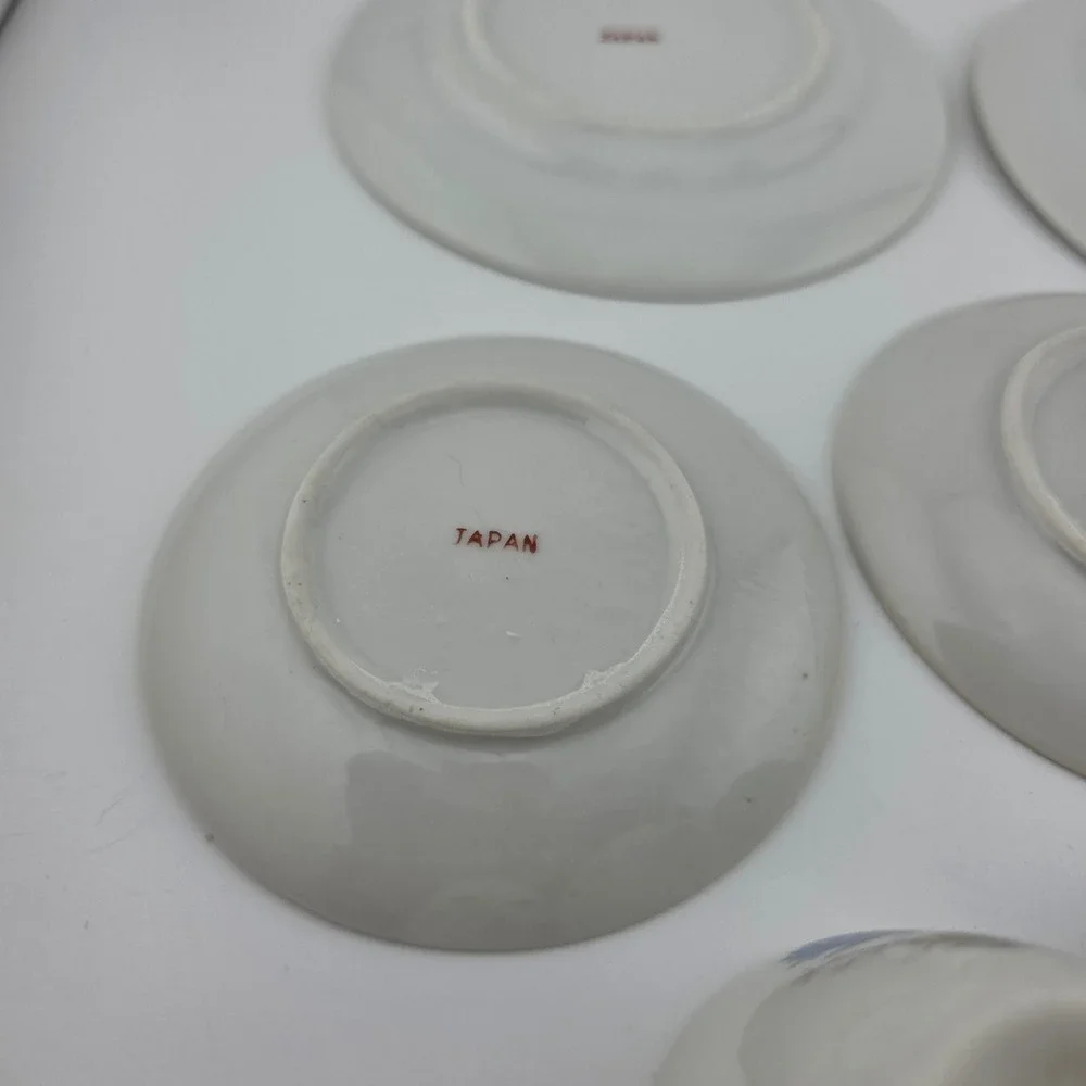 Vintage Porcelain Miniature‎ Tea Set 11pc Made in Japan Incomplete